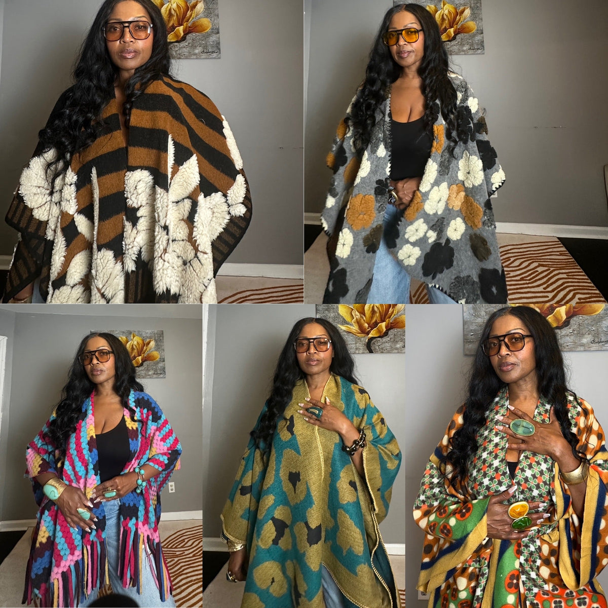Winter Ponchos