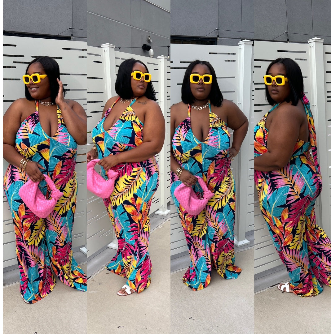 Island Gyal Convertible Jumpsuit