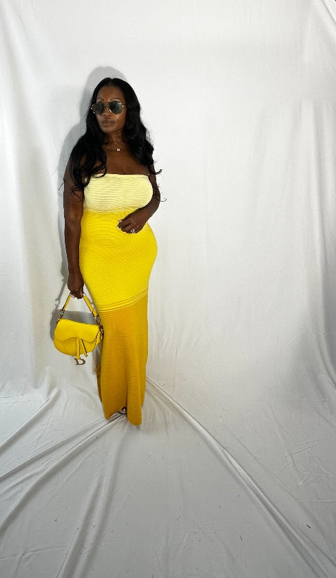 RESTOCKED Sunshine Gradient Maxi dress ships 9/6