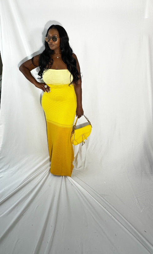 RESTOCKED Sunshine Gradient Maxi dress ships 9/6