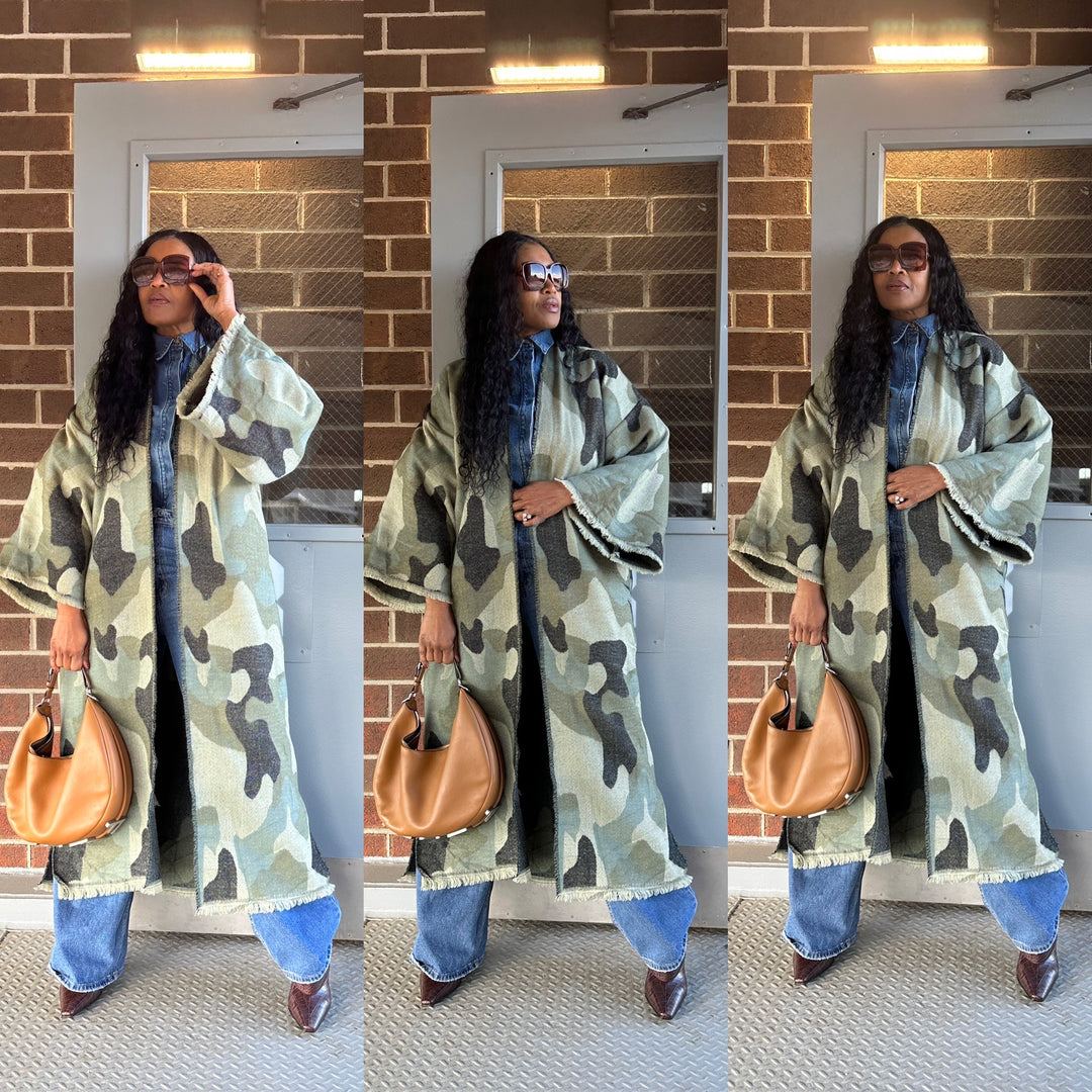 NEW Camo Light Summer Hue Cardigan