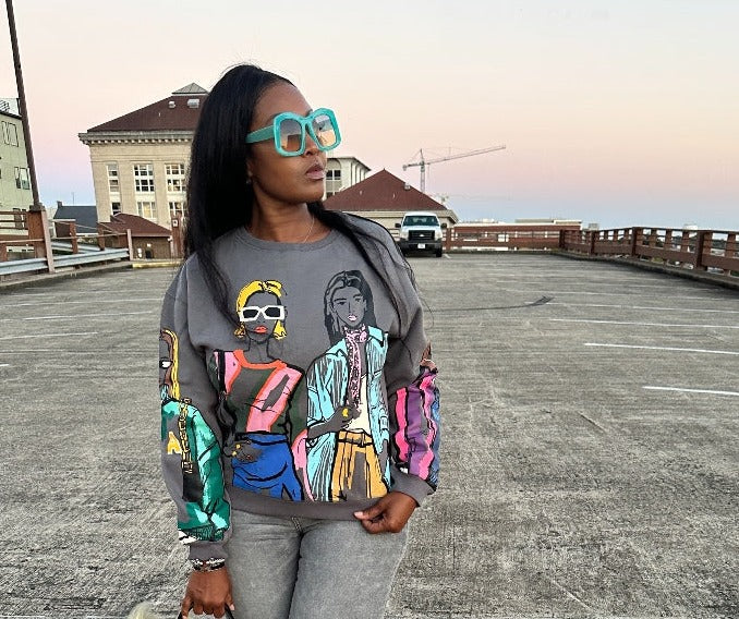 RESTOCKED City Chic Graphic Sweatshirt – All Diva Things