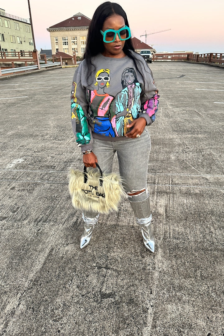 RESTOCKED City Chic Graphic Sweatshirt – All Diva Things
