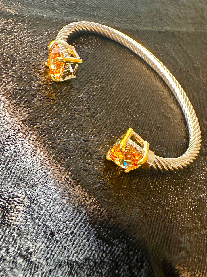 Faux Real Cable Bracelet - Topaz
