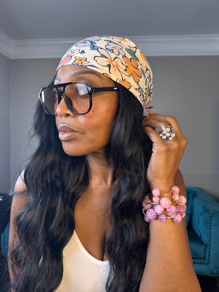 Summer Mood Scarf - Pink Lavender Cream Blend