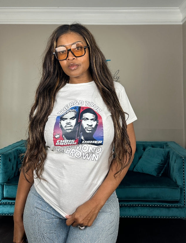 Best of Two Worlds Graphic Tee  - White