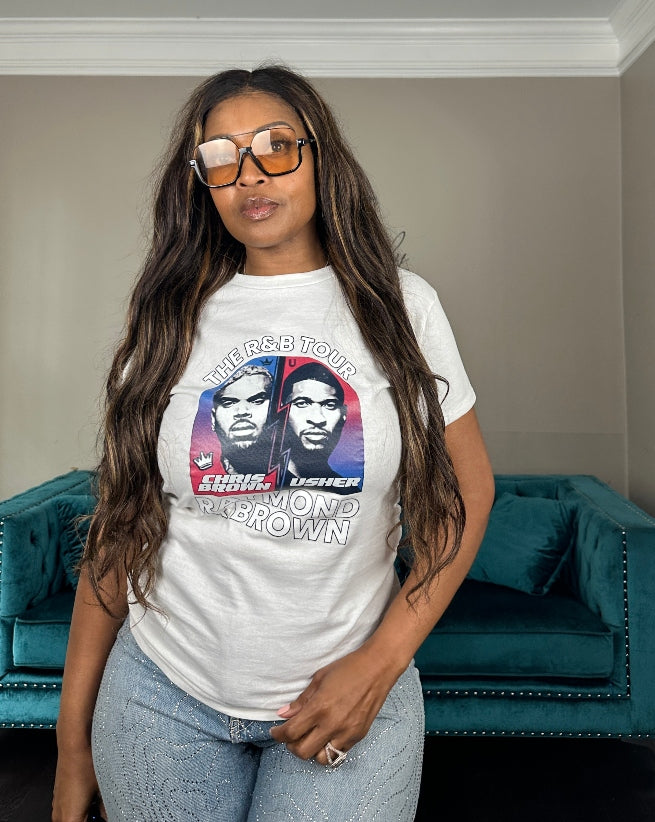 Best of Two Worlds Graphic Tee  - White