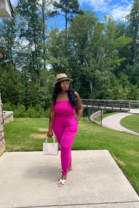 Summertime 2 Piece Tube Set - Hot Pink