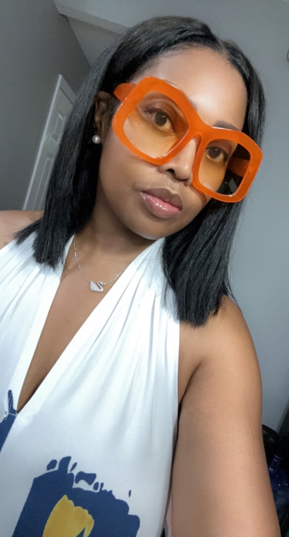 RESTOCK COMING SOON! Fashionista Large Frame Sunglasses - Burnt Orange