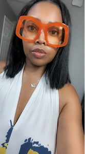 RESTOCK COMING SOON! Fashionista Large Frame Sunglasses - Burnt Orange
