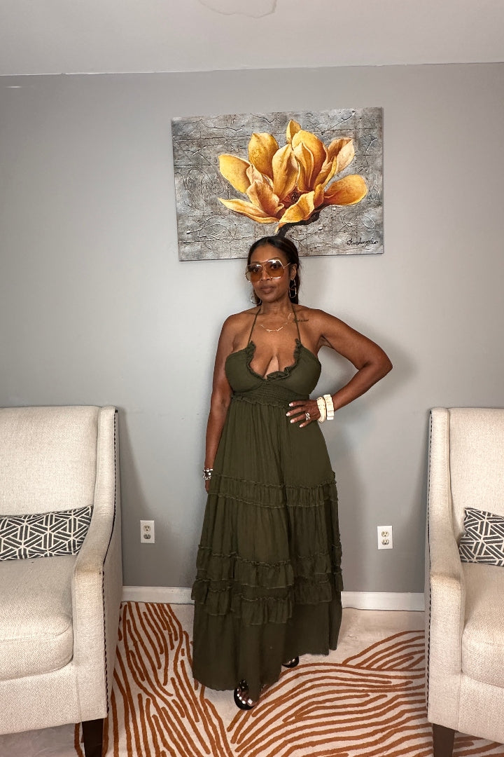 Grown Woman Summer Tiered Maxi Dress