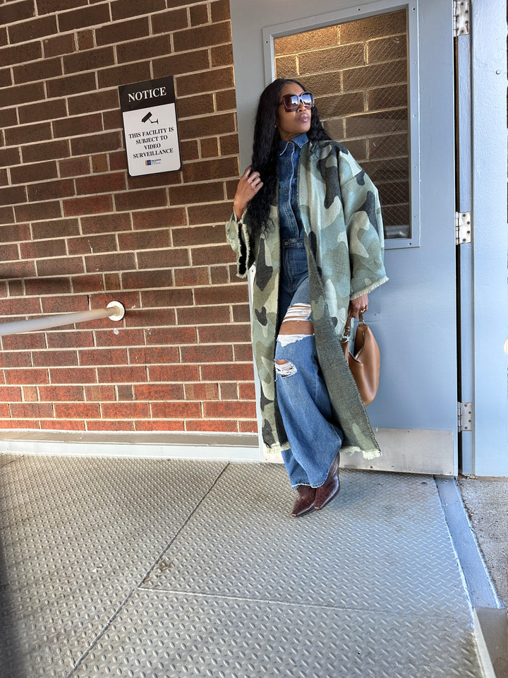 NEW Camo Light Summer Hue Cardigan