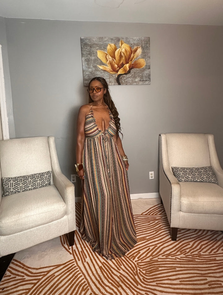 peach color maxi dress Kala Perfect for prom or a black Emberly Maxi Dress - Soft