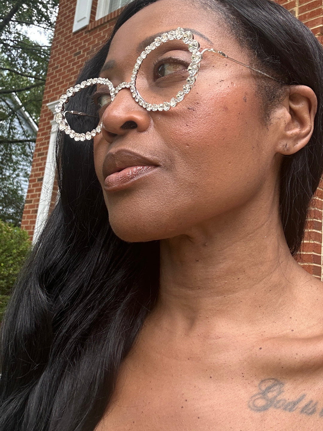 Diamond Princess  Frame Sunglasses