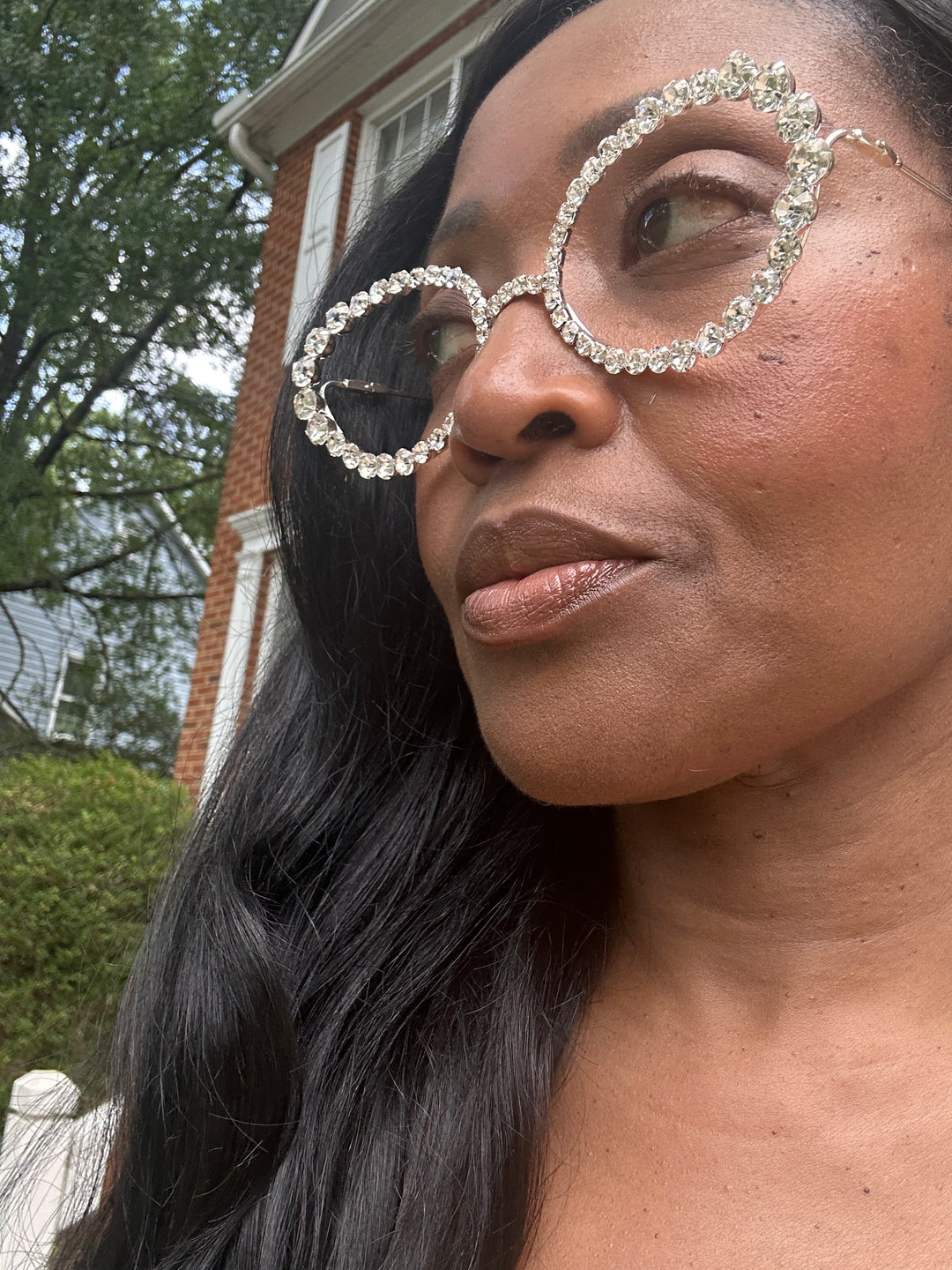 Diamond Princess  Frame Sunglasses