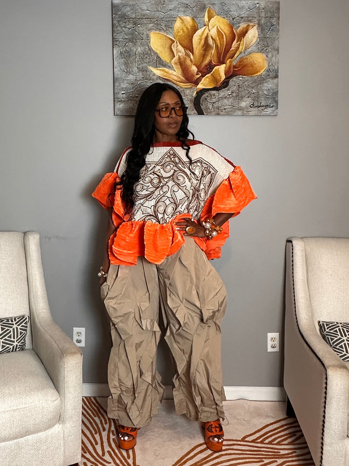 NEW All the Frills Cargo Pants - Taupe