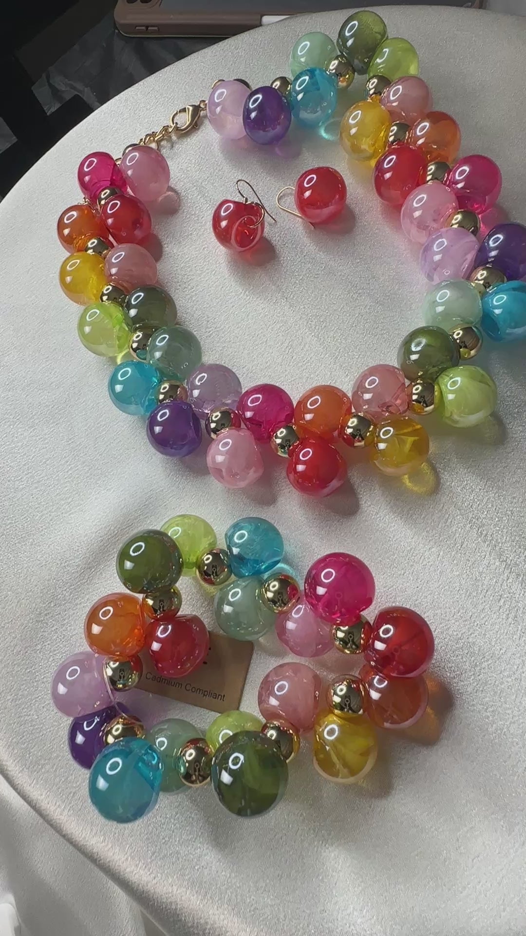Like Candy Chunky Stretch Fashion Cluster Bracelet - Multi Color
