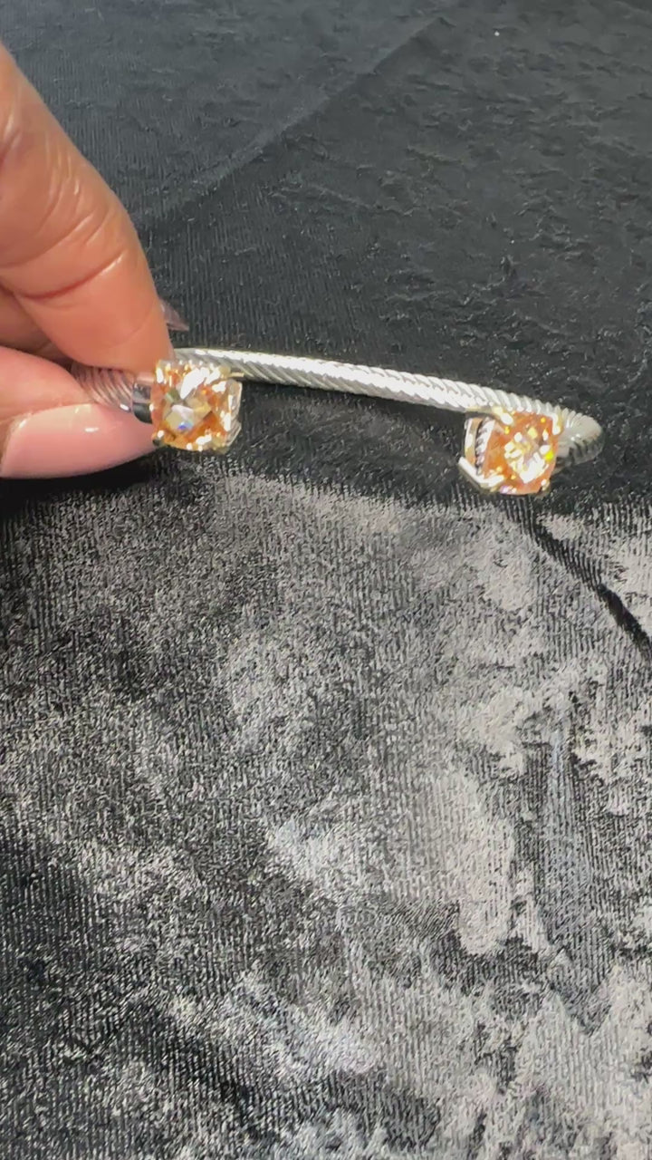 Faux Real Cable Bracelet - Topaz