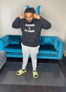 RESTOCKED Unisex Hood Music and Fine Dining Hoodie