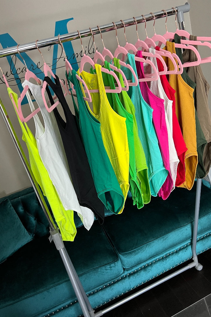 Everyday Essentials Bodysuit - Ruby Red