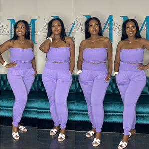 Summertime 2 Piece Tube Set - Lavender