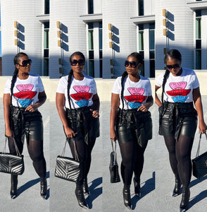 Faux Leather Vegan Shorts  - Black Shorts Only