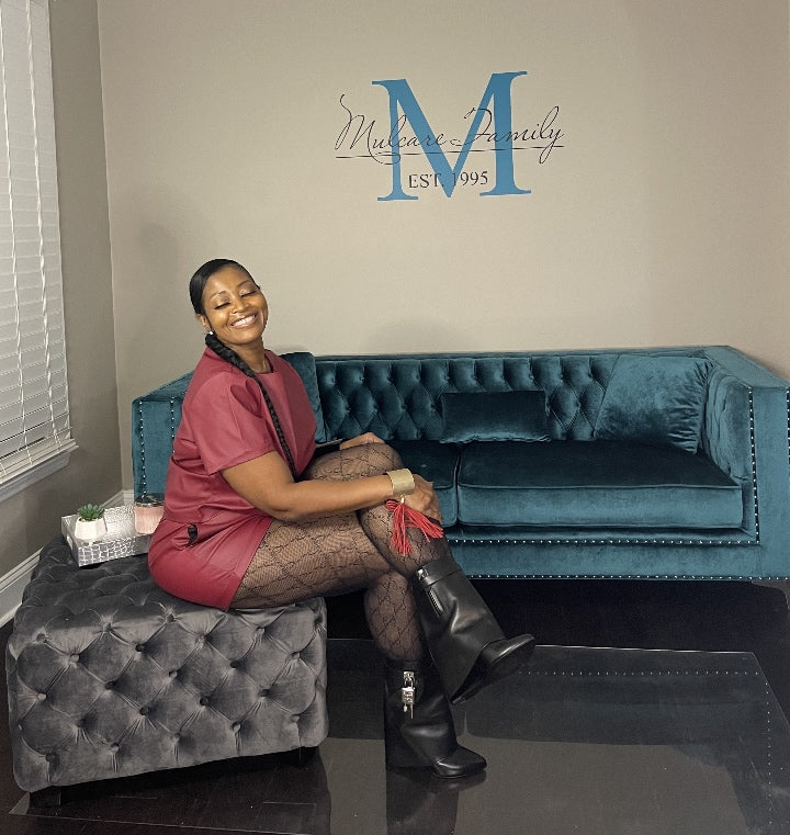 Faux Leather Vegan Shorts Only -Dark Red