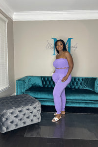 Summertime 2 Piece Tube Set - Lavender