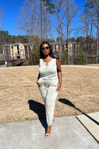 Casual Slay Button Front Jogger Jumpsuit -Light Green