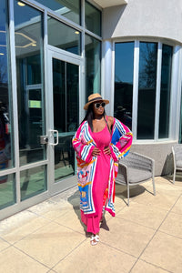 RESTOCKED Summertime  Maxi - Fuchsia