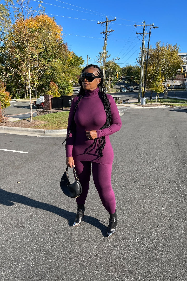 Fall Essentials Set -Dark Plum