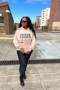 Biggie Style and Grace Hoodie - Blush Pink
